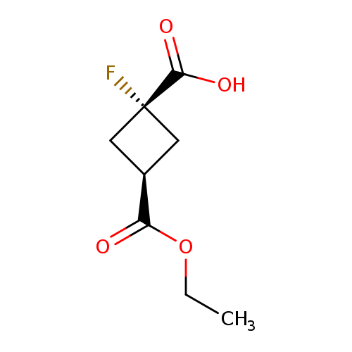rac-(1r,3r)-3-(ethoxycarbonyl)-1-fluorocyclobutane-1-carboxylic acid