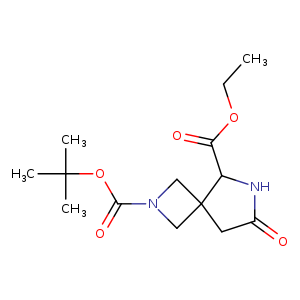 2-tert-Butyl 5-ethyl 7-oxo-2,6-diazaspiro[3.4]octane-2,5-dicarboxylate