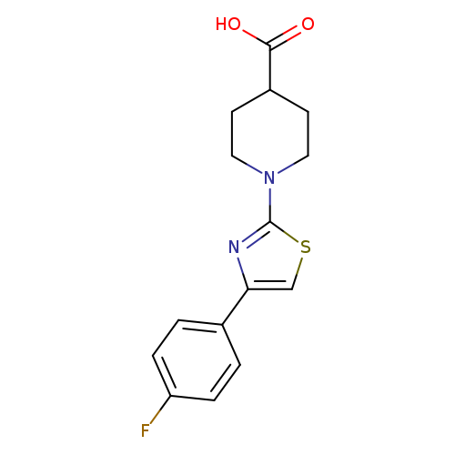 1-[4-(4-Fluorophenyl)-1,3-thiazol-2-yl]piperidine-4-carboxylic acid