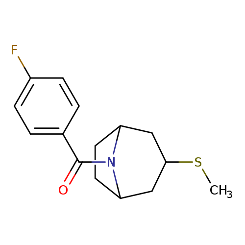 8-(4-fluorobenzoyl)-3-(methylsulfanyl)-8-azabicyclo[3.2.1]octane