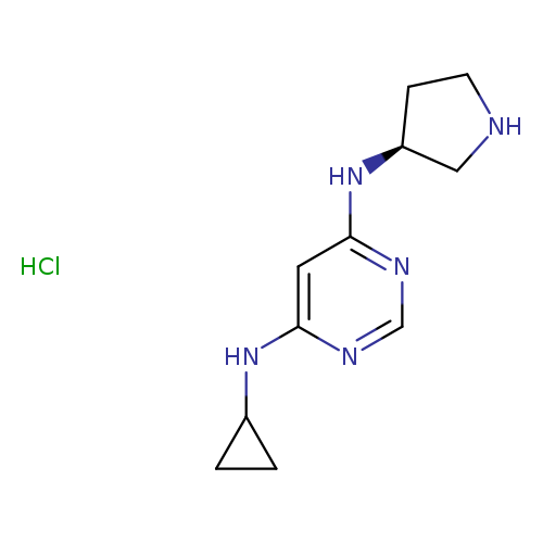 N-Cyclopropyl-N'-(S)-pyrrolidin-3-yl-pyrimidine-4,6-diamine hydrochloride