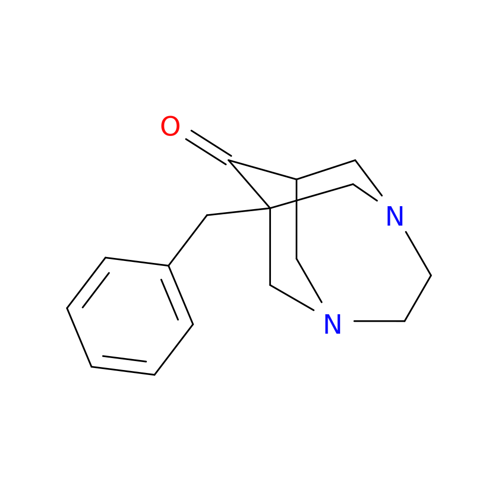 1-benzyl-3,6-diazatricyclo[4.3.1.1~3,8~]undecan-9-one