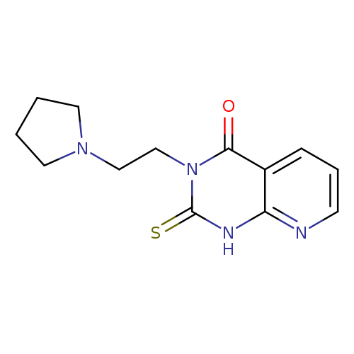 3-[2-(pyrrolidin-1-yl)ethyl]-2-sulfanylidene-1H,2H,3H,4H-pyrido[2,3-d]pyrimidin-4-one