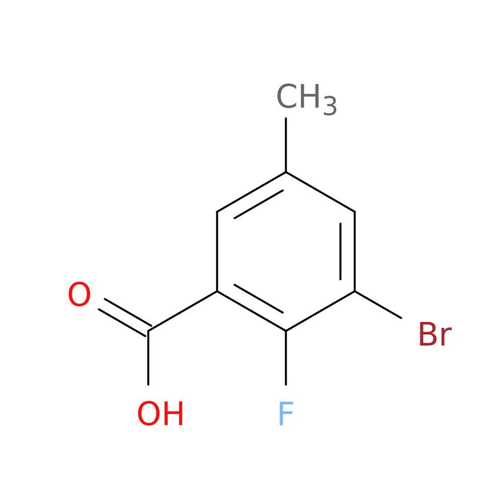 3-Bromo-2-fluoro-5-methylbenzoic acid