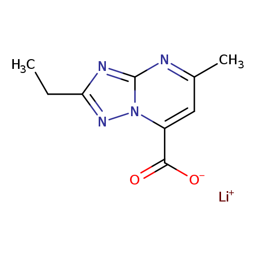 lithium(1+) ion 2-ethyl-5-methyl-[1,2,4]triazolo[1,5-a]pyrimidine-7-carboxylate