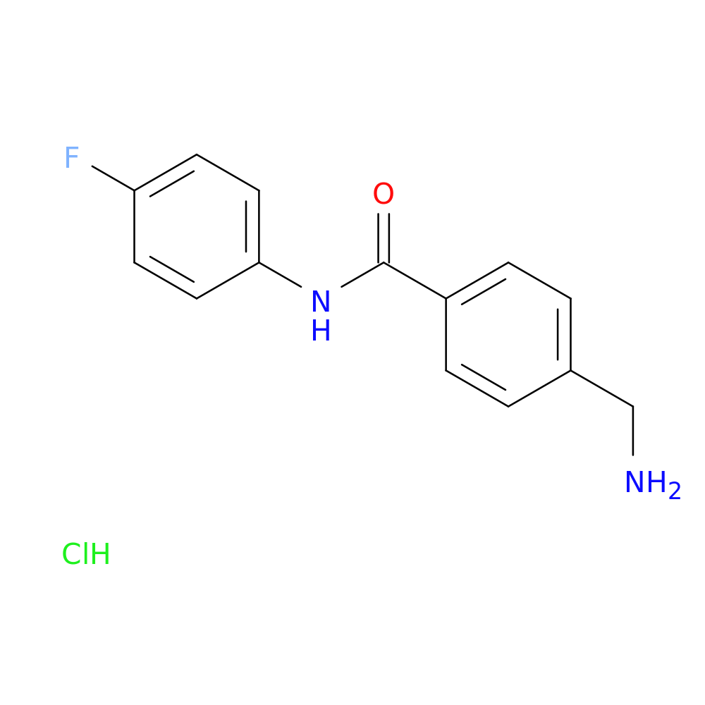 4-(aminomethyl)-N-(4-fluorophenyl)benzamide hydrochloride