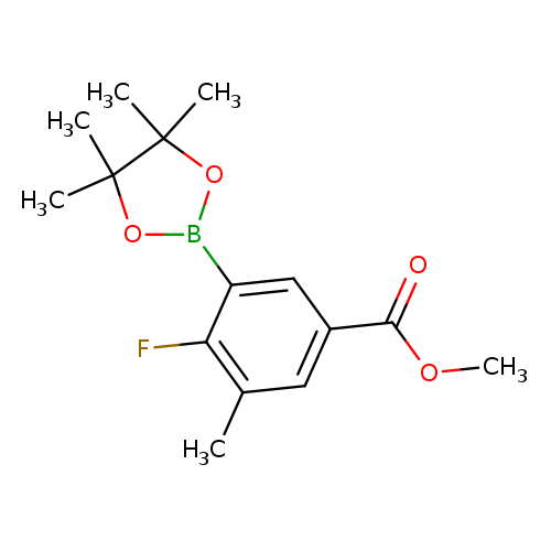2-Fluoro-3-methyl-5-(methoxycarbonyl)phenylboronic acid, pinacol ester