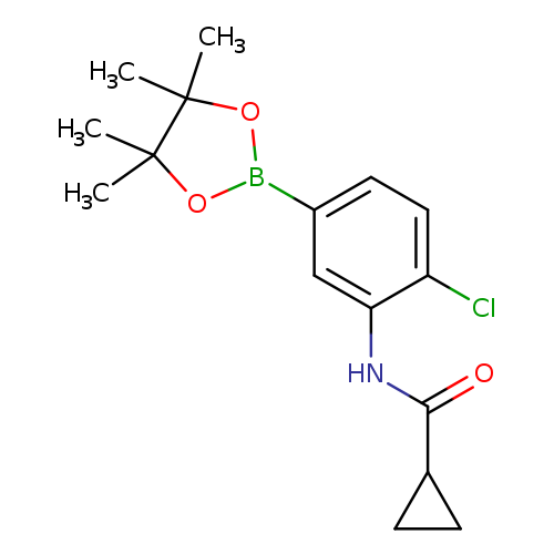 N-[2-chloro-5-(tetramethyl-1,3,2-dioxaborolan-2-yl)phenyl]cyclopropanecarboxamide