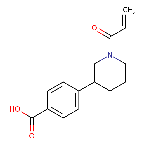 4-[1-(prop-2-enoyl)piperidin-3-yl]benzoicacid