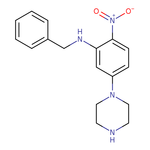 N-Benzyl-2-nitro-5-piperazin-1-ylaniline