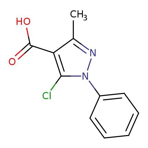 1H-Pyrazole-4-carboxylic acid, 5-chloro-3-methyl-1-phenyl-