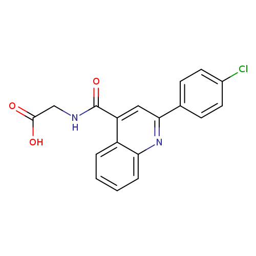 2-{[2-(4-chlorophenyl)quinolin-4-yl]formamido}acetic acid