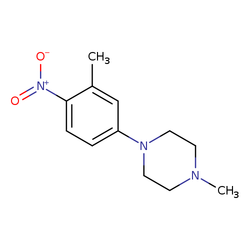 1-Methyl-4-(3-methyl-4-nitrophenyl)piperazine