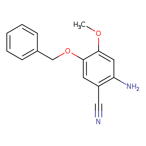 Benzonitrile, 2-amino-4-methoxy-5-(phenylmethoxy)-