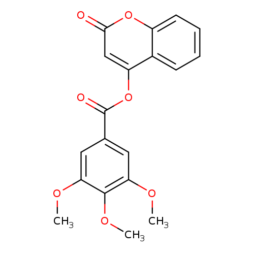 2-oxo-2H-chromen-4-yl 3,4,5-trimethoxybenzoate