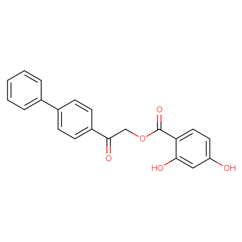 2-{[1,1'-biphenyl]-4-yl}-2-oxoethyl 2,4-dihydroxybenzoate