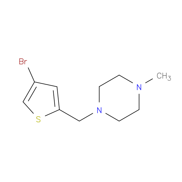 1-((4-Bromothiophen-2-yl)methyl)-4-methylpiperazine