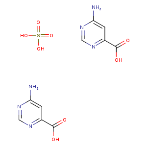 6-Aminopyrimidine-4-carboxylic acid compound with sulfuric acid (2:1)