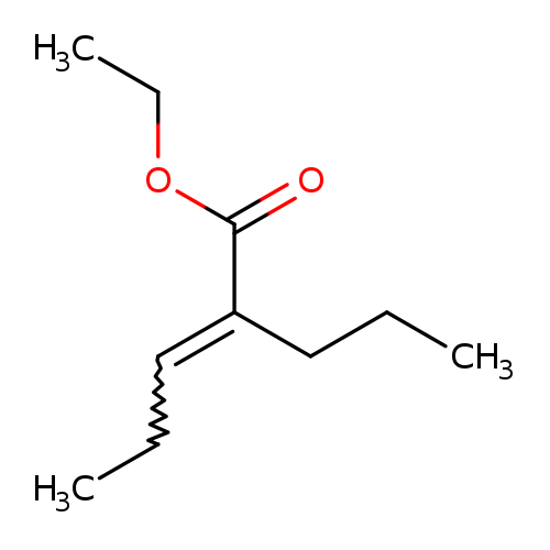 (E,Z) 2-Propyl-2-pentenoic Acid Ethyl Ester