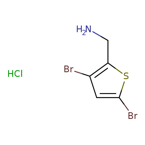 1-(3,5-dibromothiophen-2-yl)methanamine hydrochloride