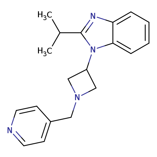 2-(propan-2-yl)-1-{1-[(pyridin-4-yl)methyl]azetidin-3-yl}-1H-1,3-benzodiazole