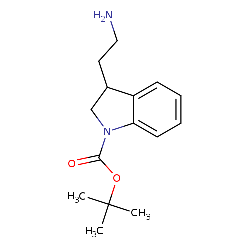 tert-butyl 3-(2-aminoethyl)-2,3-dihydro-1H-indole-1-carboxylate