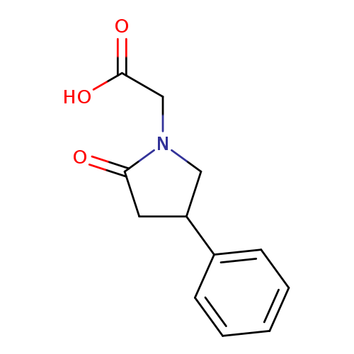 (2-Oxo-4-phenylpyrrolidin-1-yl)acetic acid