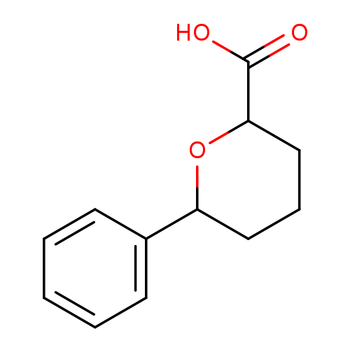 6-phenyloxane-2-carboxylic acid, Mixture of diastereomers