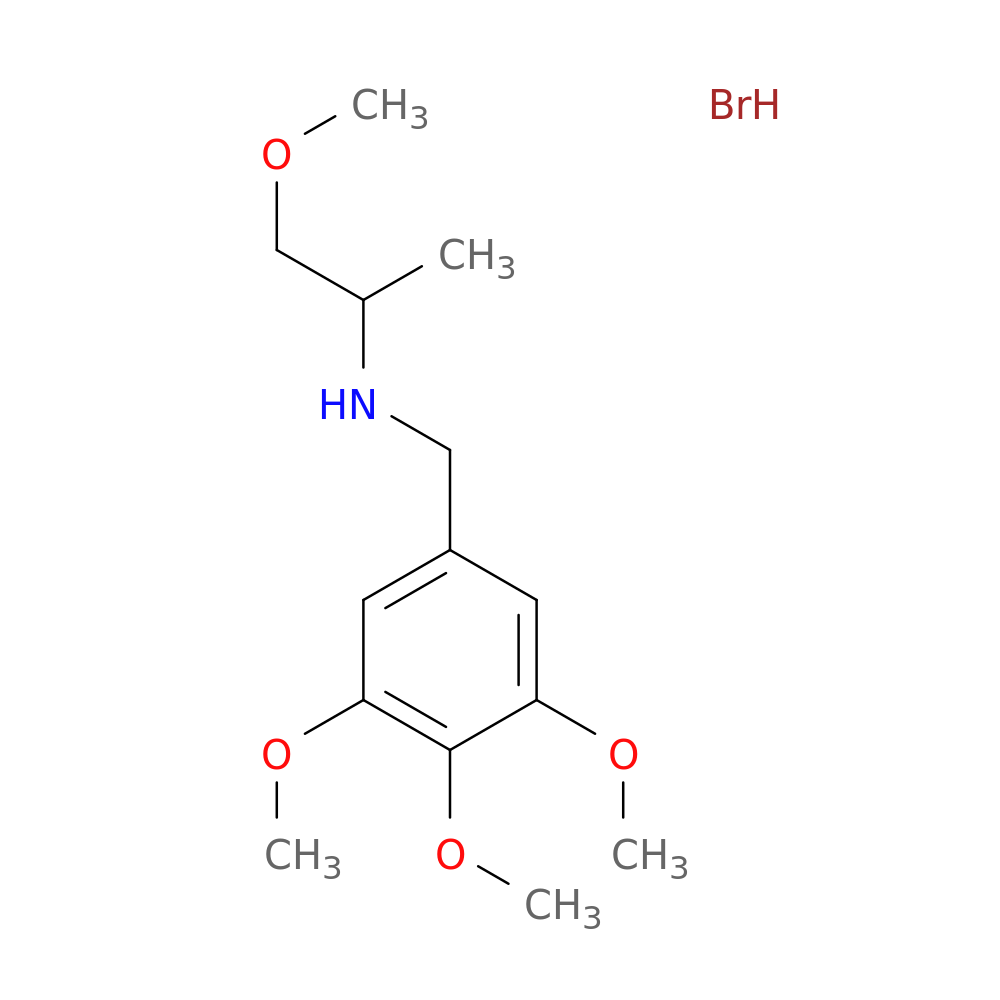 (2-methoxy-1-methylethyl)(3,4,5-trimethoxybenzyl)amine hydrobromide