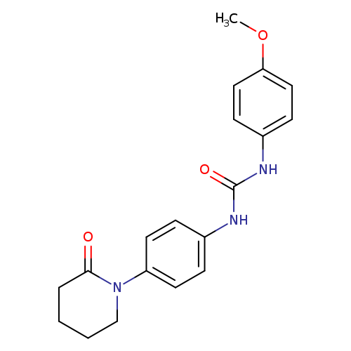 1-(4-methoxyphenyl)-3-[4-(2-oxopiperidin-1-yl)phenyl]urea