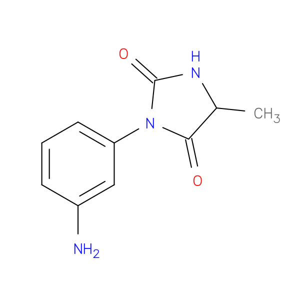 3-(3-aminophenyl)-5-methylimidazolidine-2,4-dione