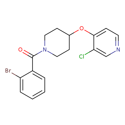 4-{[1-(2-bromobenzoyl)piperidin-4-yl]oxy}-3-chloropyridine