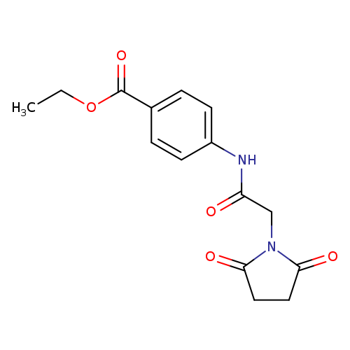 ethyl 4-[2-(2,5-dioxopyrrolidin-1-yl)acetamido]benzoate