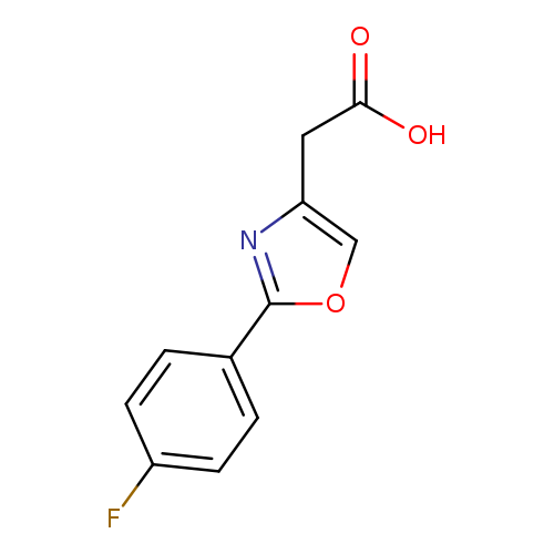 2-[2-(4-Fluorophenyl)-1,3-oxazol-4-yl]acetic acid