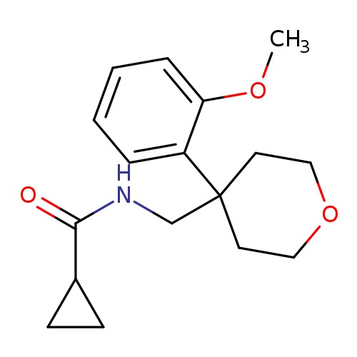 N-{[4-(2-methoxyphenyl)oxan-4-yl]methyl}cyclopropanecarboxamide