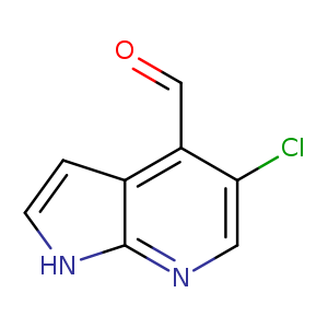 1H-Pyrrolo[2,3-b]pyridine-4-carboxaldehyde, 5-chloro-