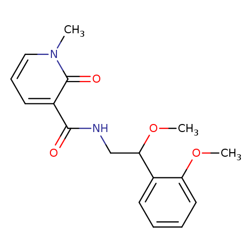 N-[2-methoxy-2-(2-methoxyphenyl)ethyl]-1-methyl-2-oxo-1,2-dihydropyridine-3-carboxamide