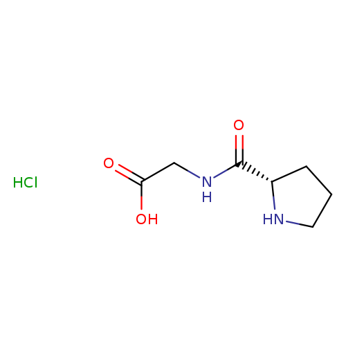 2-{[(2S)-pyrrolidin-2-yl]formamido}acetic acid hydrochloride