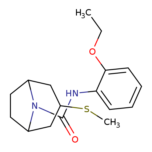 N-(2-ethoxyphenyl)-3-(methylsulfanyl)-8-azabicyclo[3.2.1]octane-8-carboxamide