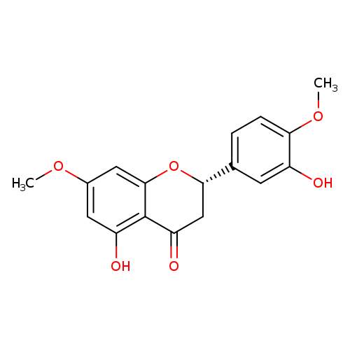 4H-1-Benzopyran-4-one, 2,3-dihydro-5-hydroxy-2-(3-hydroxy-4-methoxyphenyl)-7-methoxy-, (2S)-