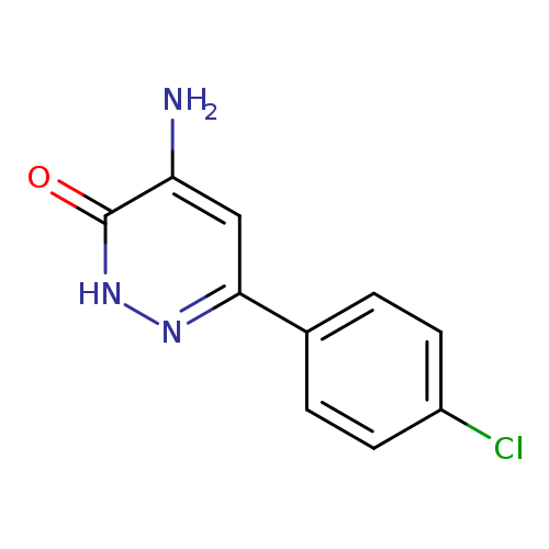 4-Amino-6-(4-chlorophenyl)pyridazin-3(2(h))-one