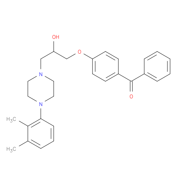 1-(4-benzoylphenoxy)-3-[4-(2,3-dimethylphenyl)piperazin-1-yl]propan-2-ol