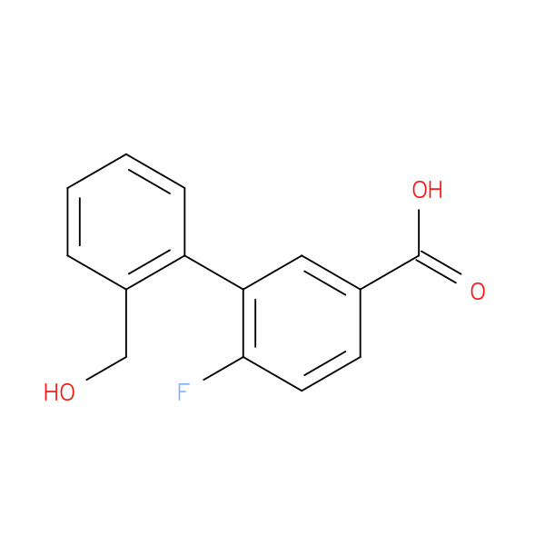 4-Fluoro-3-(2-hydroxymethylphenyl)benzoic acid