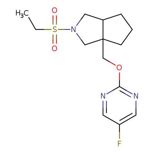 2-{[2-(ethanesulfonyl)-octahydrocyclopenta[c]pyrrol-3a-yl]methoxy}-5-fluoropyrimidine