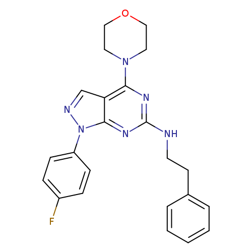 1-(4-fluorophenyl)-4-(morpholin-4-yl)-N-(2-phenylethyl)-1H-pyrazolo[3,4-d]pyrimidin-6-amine