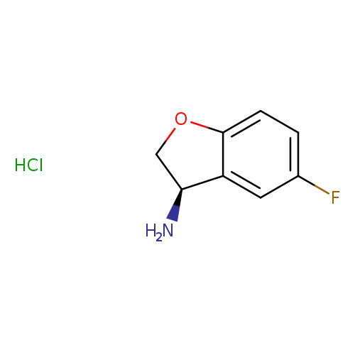 3-Benzofuranamine, 5-fluoro-2,3-dihydro-, hydrochloride (1:1), (3R)-
