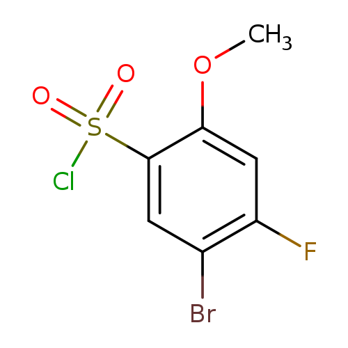 5-bromo-4-fluoro-2-methoxybenzene-1-sulfonyl chloride