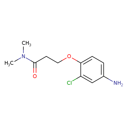 3-(4-amino-2-chlorophenoxy)-N,N-dimethylpropanamide