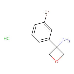 3-Oxetanamine, 3-(3-bromophenyl)-, hydrochloride (1:1)
