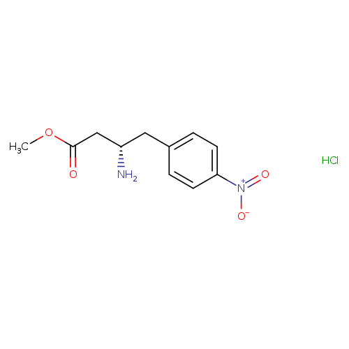methyl(3S)-3-amino-4-(4-nitrophenyl)butanoatehydrochloride